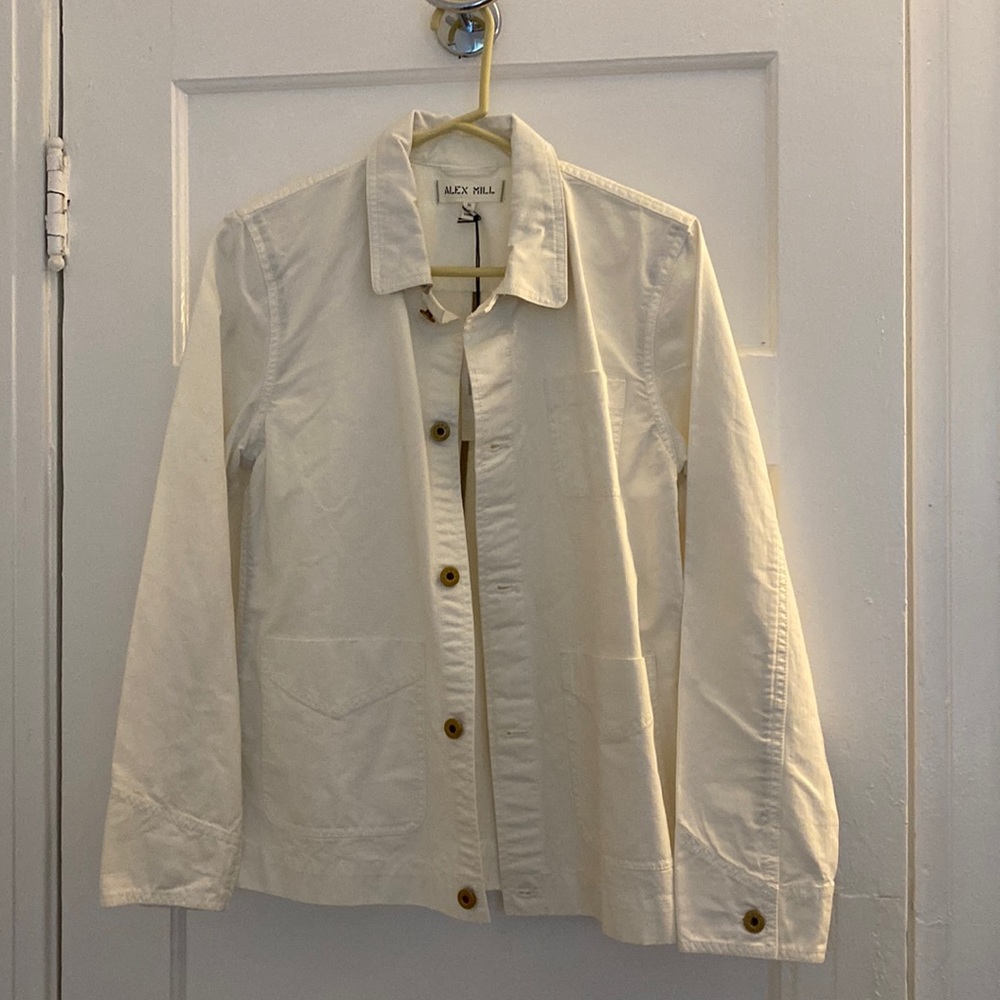 Alex Mill Cotton Herringbone Workers Jacket